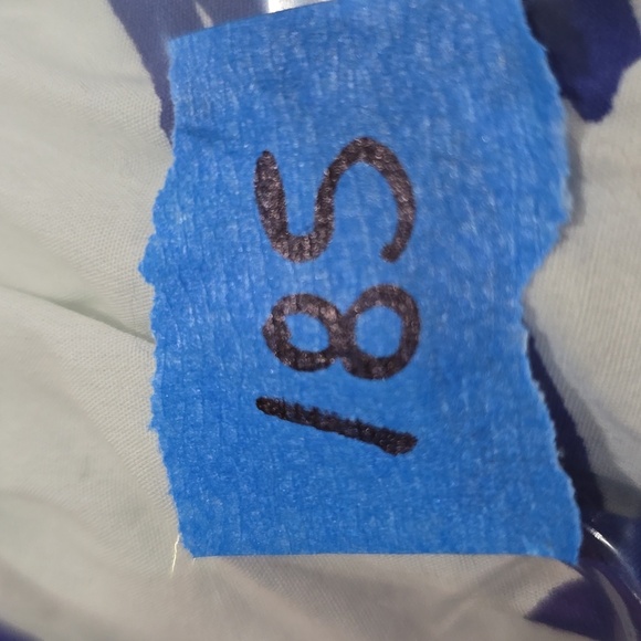 Jason Wu White/ Blue  Puff Sleeve Peplum Top Size 8 V-Neck - Picture 11 of 11